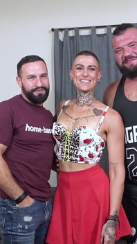 Strongman Wants to Make His Wife Enjoy. a Threesome with Another Man? Let’s Go!