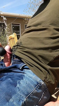 Wetting My Jeans and Teasing My Cock with Vibrators