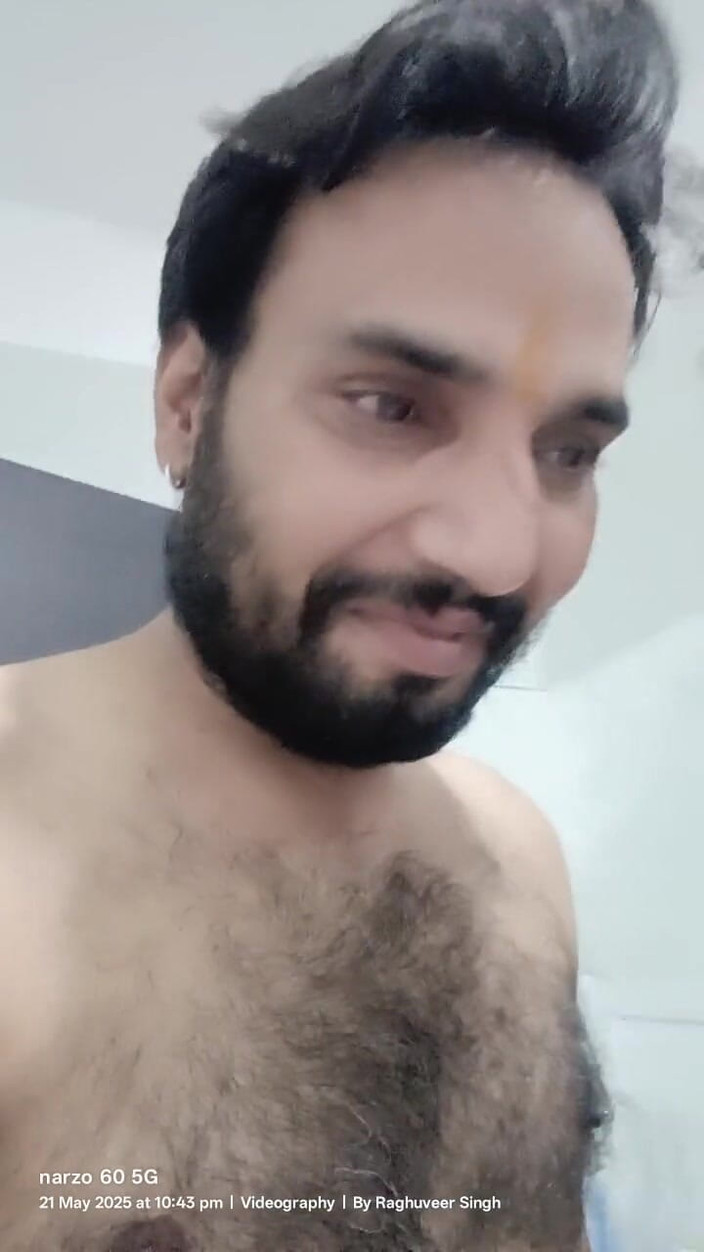 Rajasthani-old-lover: Indischer heißer mann genießt masturbation