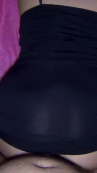 After the club, the horny bitch is fucked doggy style