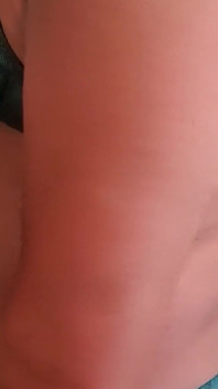 Green Nylon and Lace Panties and Bra, POV