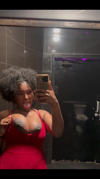 Prego Belly and Titties in the Bathroom