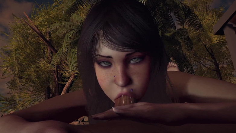 Wraith ward: 良い子が大きなペニスを口に含む - 3Dポルノ