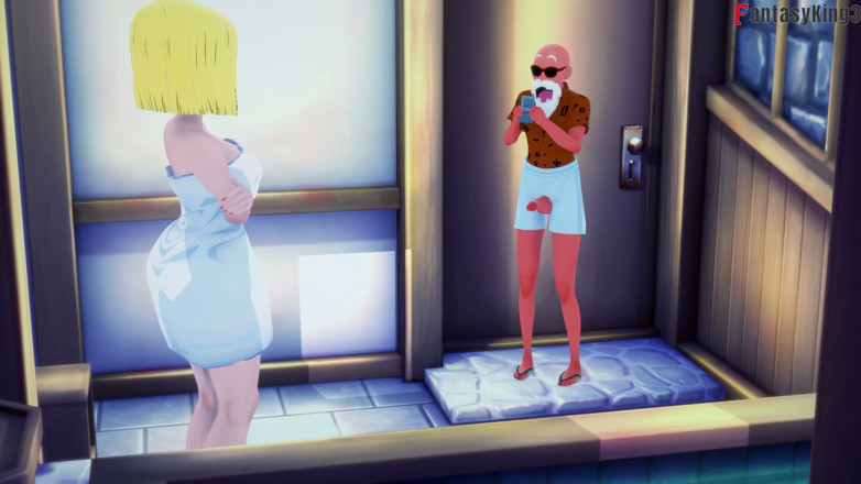 Fantasy king: Android 18 Wakes up in the Night to Fuck Roshi - Dragon...