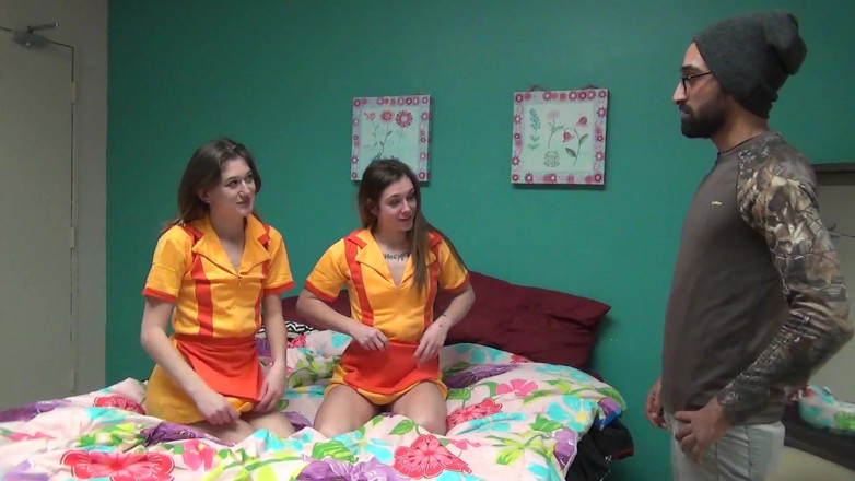 Jerky Girls: 2 Stroke Girls Episode 2 Featuring Violet Thompson, Sandy Thompson