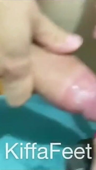 Goddess Kiffa Is Teasing One of Her Foot Worshipper