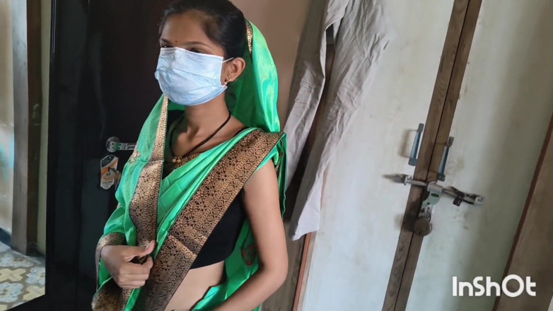Desishycouple: Indian Wife Getting Ready in Green Saree Part 2