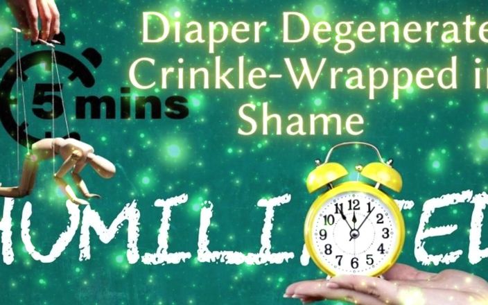Goddess Misha Goldy: Shamestream: Degenerate - Crinkle-wrapped in Shame