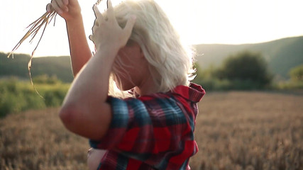 XCZECH: Sharon Cherry - Beautiful girl with sweet pussy in the sunset