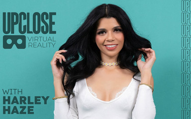 Up Close VR: Yakın sanal gerçeklik - Harley Haze'in seksi ürün üst ve kısa şortları yoğun sert...