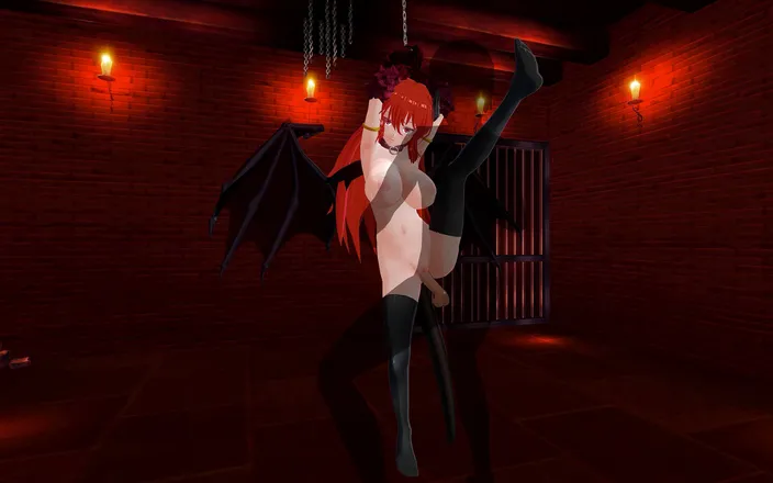 H3DC: 3D Hentai. BDSM Tied up succubus wants to get your...