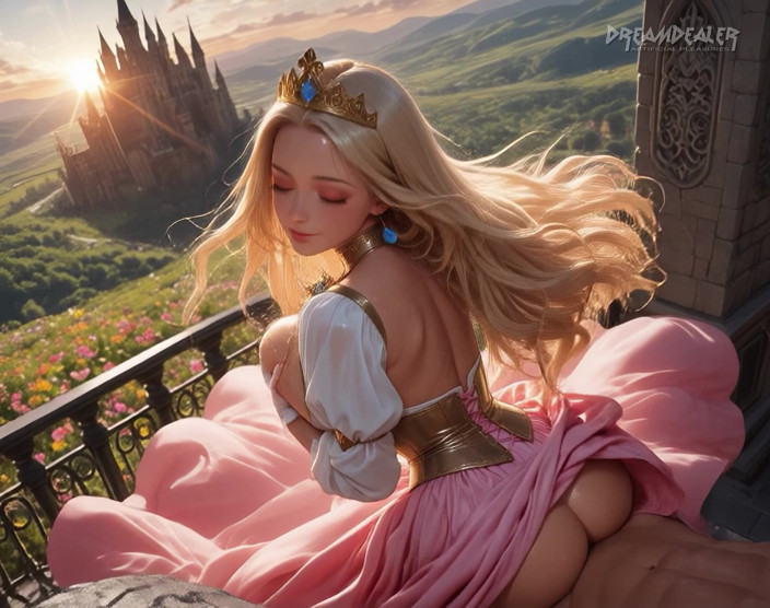 DreamDealer: クイーン・ネクタリンが私を彼女の魔法の王国に紹介する - Ai生成