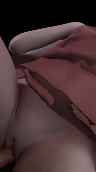 Yunan çift misyoner pozisyonunda bacak üstünde omzunda seks yapıyor | 3D Porn