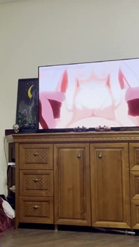 Kız hentai'den heyecanlandı onu sikimle tatmin etmek zorunda kaldı