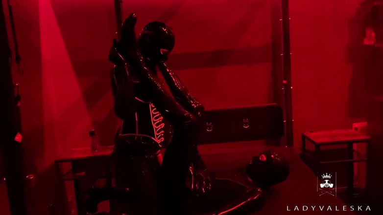 Lady Valeska: Gimp sucked fucked and used