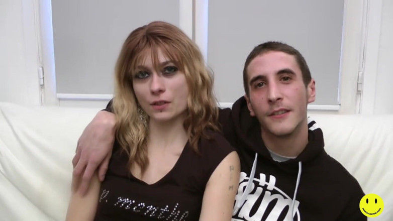 French Amateur Porn: Cute blonde teen double penetrated