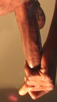 Massive Dildo Stretching Mature Hunk's Gaping Asshole Wide