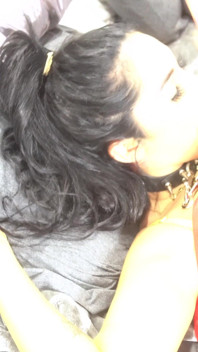 Ghetto Ratchet Whore Gets Fucked with a Leash & Collar