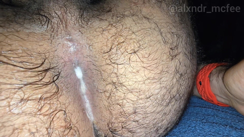 Alxndr McFee: Горячий сеанс с прозрачным фаллоимитатором