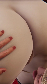 Lesbiche figa leccare bionda con bruna hot scena animazione 3D