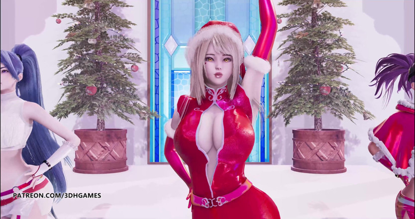 3D-Hentai Games: [MMD] All i want for christmas is you Ahri Akali...