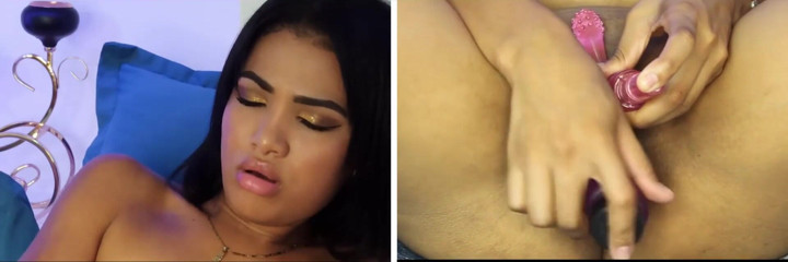 Xamy_97: I masturbate on double screen with a vibrator