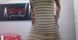 Tsdanisantos1: 섹시하고 매혹적인 Daniela Santos가 춤을 추고 오르가즘을 낳습니다.