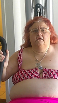 Big Beauty Nurse Vicki Is Exercising in the Gym Part 1