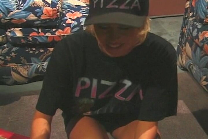 THAGSON RETRO: Gepassioneerde lesbische actie: blonde schoonheid en brunette verleidster