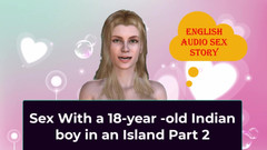 LustWhispers: Sex s 18letým indickým chlapcem na ostrově, část 2 - anglický audio sex story
