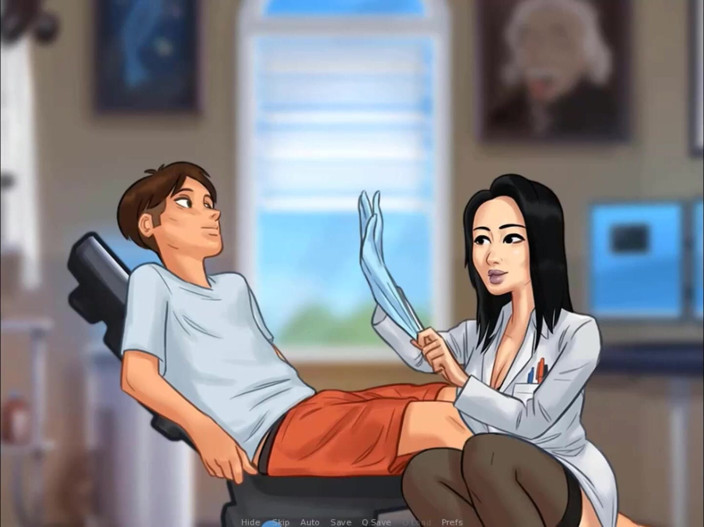 Cartoon Play: Summertime saga part 218 - measurement of length cock