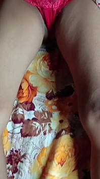 My Friend's Wife Came Over; She Was Wearing a Red Saree and a Red Panty-and-bra Set. I Lubed Her up and Pounded Her Hard