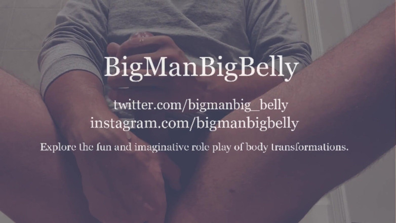 BigManBigBelly: Femininer mann stöhnt und weint