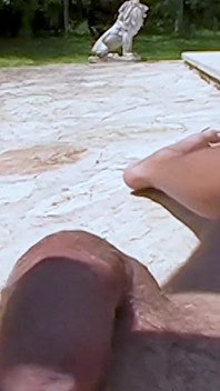 Sexy Tits Amateur Anal Fucked by the Pool
