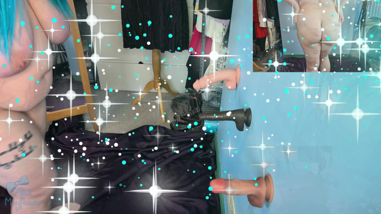 Alice_Mayflower_Scottish: Neko kız dildolarla eğitim alıyor - solo kız