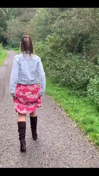 We got away from the houses