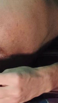 Gay Huge Ass Gape with Homemade Dildo