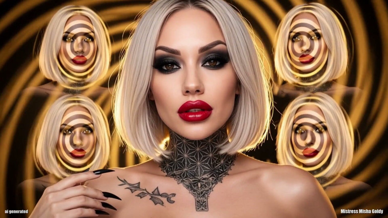 Goddess Misha Goldy: Tvåmunnar omöjliga Goon Challenge
