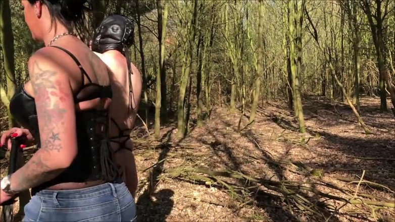 Nica Nordic: Slave training of the mistress in rubber boots