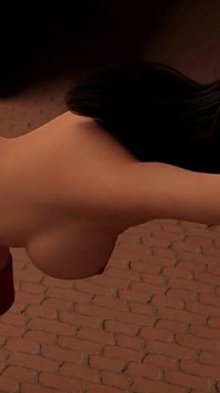 Beautiful Asian Girl Fuck Behind the House