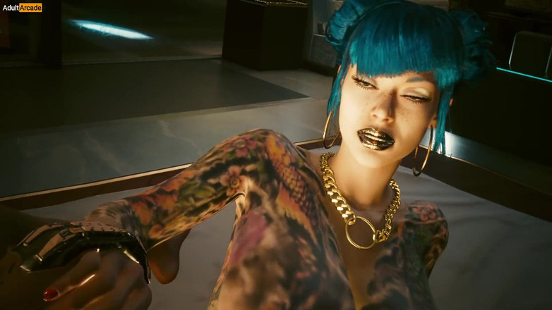 LewdArcade: Cyberpunk 2077 denny ve cheri nowlin ateşli sahneler mod joytoy seks...