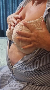 Naughty Nurse Julie - Bra Reveal & Teasing Huge Tits