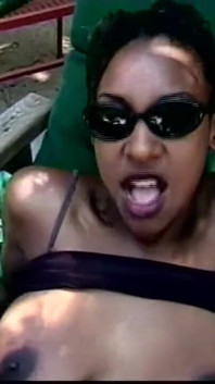Wonderful Young Black Girl Enjoys Monster Black Cock That Cums on Her Mouth
