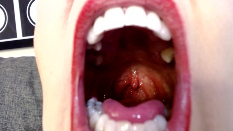 Abby Anna: Big Wide Inside Both Girls Mouths
