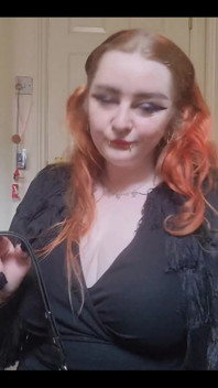 Serving You Morticia Addams Vibes
