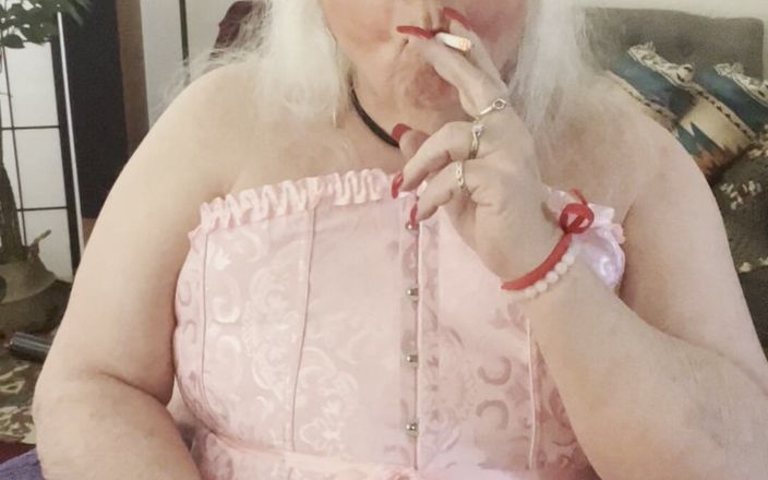 Constance: Pissing in Pink and Smoking