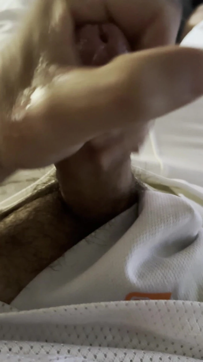 Gay Soldier Stuff: Horny Soldier in Football Uniform Jerks off with Second Load...