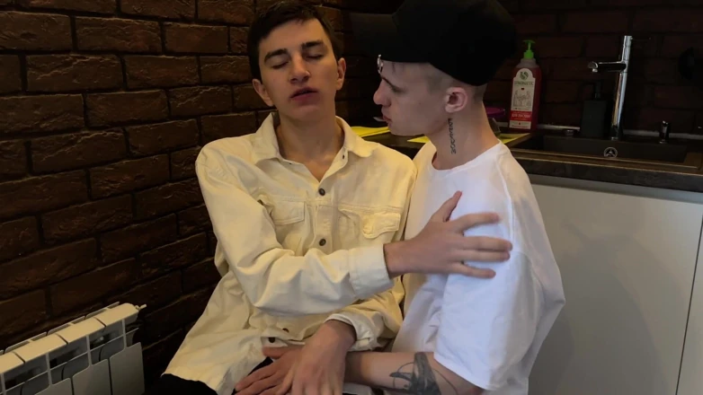 Alpan Stone porn video – Caught His Friend Jerking off with a Big Cock, Walked up, Sucked Him off and Took It up the Ass - Part 1
