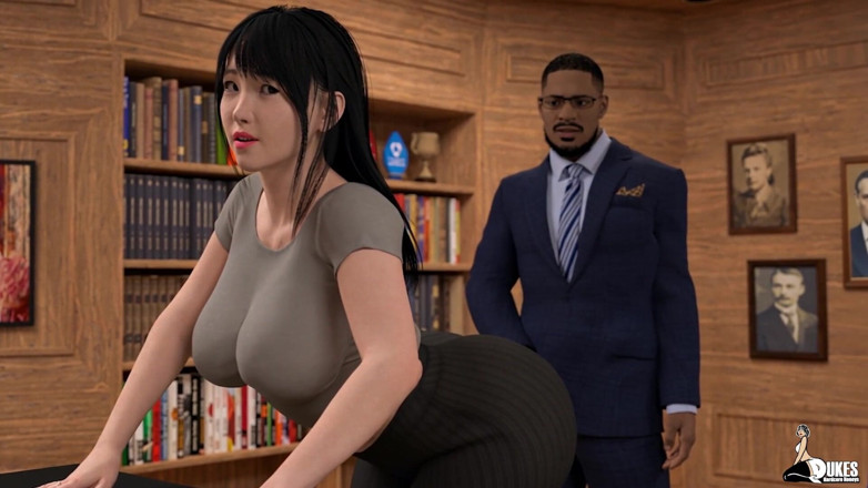 Dukes Hardcore Honeys: Carina studentessa universitaria asiatica prende il grosso cazzo del suo...
