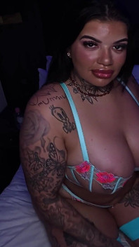 Bubble Butt Latina Looking British Slut Bambii Lew Takes 9 Inch Bwc Deep
